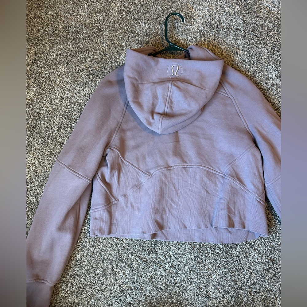 Lululemon 1/2 zip scuba jacket cropped